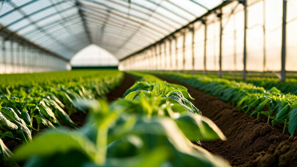 Crop development — greenhouse to field