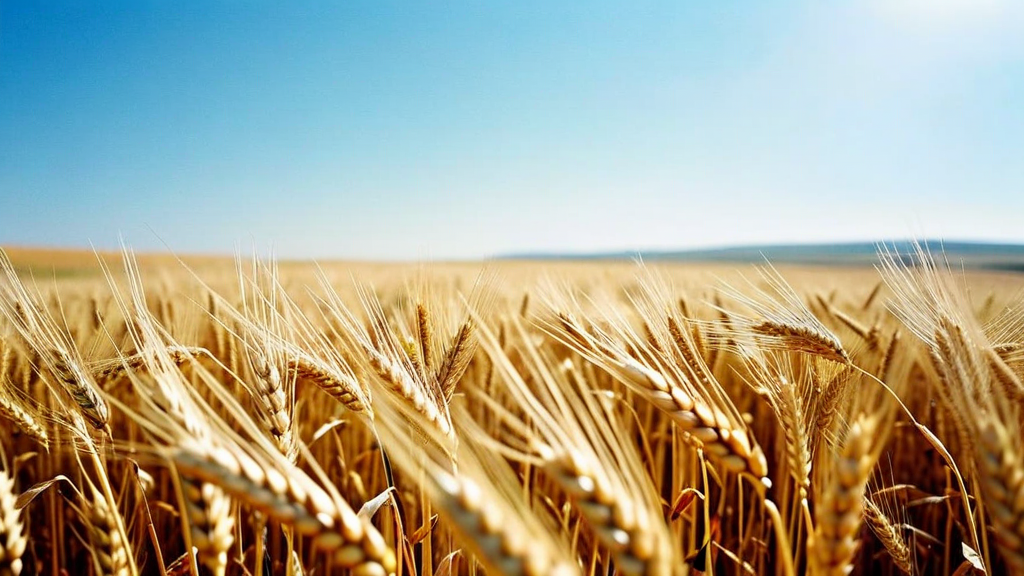 Drought-resistant wheat field