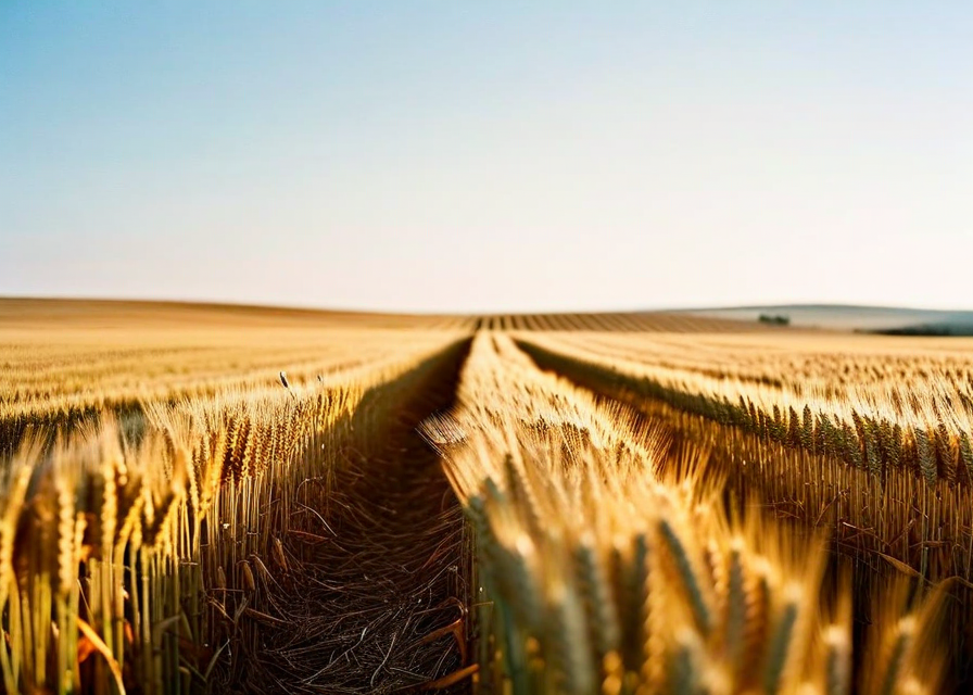 ClimateWheat drought-resistant wheat field