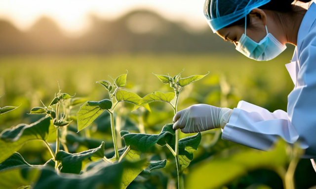 Disease-resistant soybean gene editing research